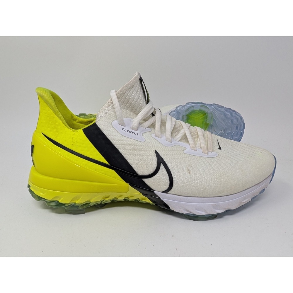 Nike Air Zoom Infinity Tour Golf Shoe Mens Size 9.5 White Volt CT0541-104